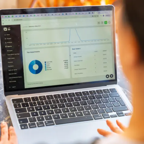 Smart hospitality POS with real-time sales insights